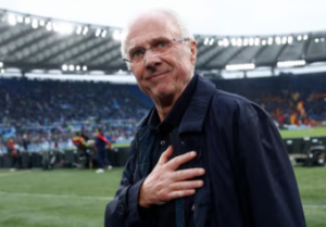 Luto! Sven-Göran Eriksson, ex-técnico da Inglaterra, morre aos 76 anos