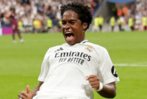 Gol de Endrick no Real Madrid rende R$ 217 mil ao Palmeiras; clube ainda pode ganhar mais