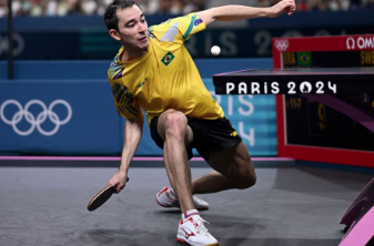 Olimpíadas: Hugo Calderano perde de sueco e disputará o bronze no tênis de mesa