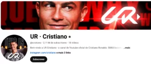 Cristiano Ronaldo cria canal de YouTube e já atinge a marca de mais de 5 milhões de inscritos