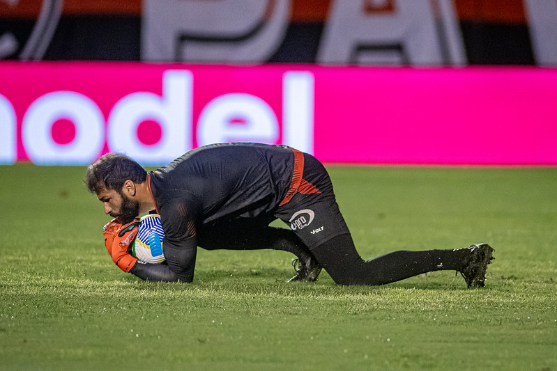 Vitória pode ter Muriel no gol para enfrentar o Juventude (Foto: Victor Ferreira/EC Vitória)