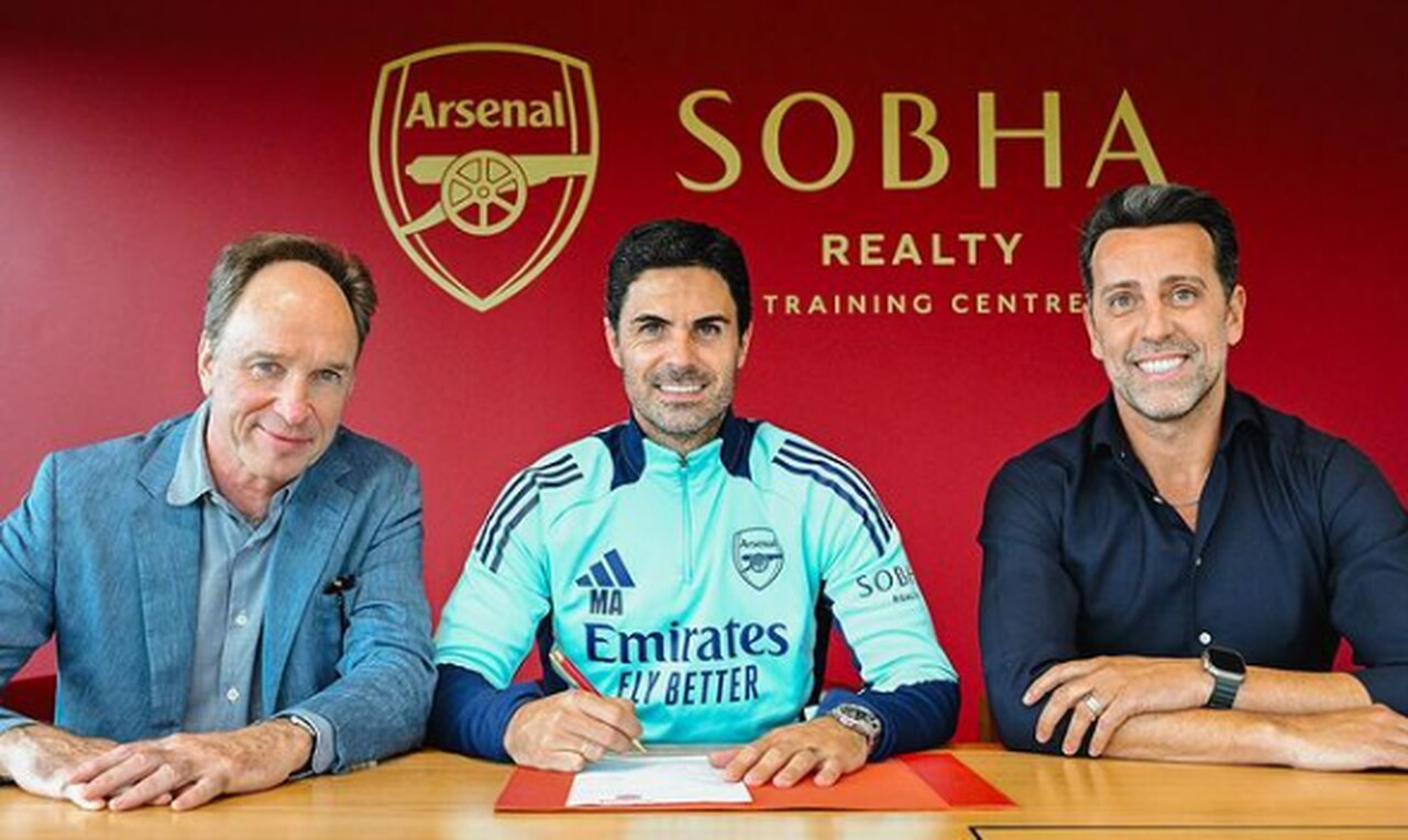 Arteta renova contrato com o Arsenal