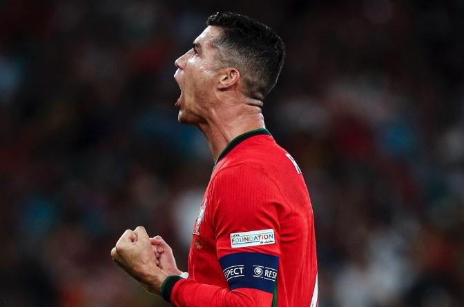 Cristiano Ronaldo celebra gol de Portugal - Foto: @portugal