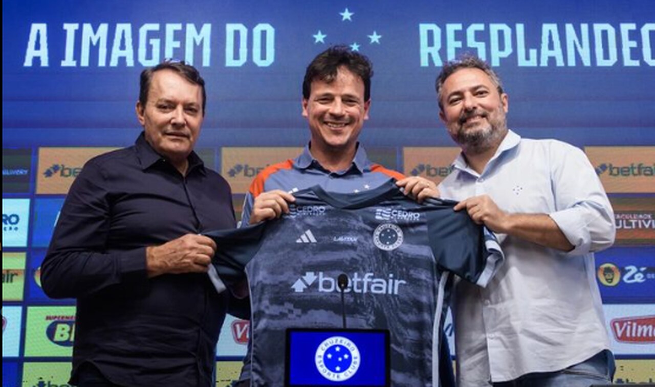 Diniz e apresentado no Cruzeiro e promete time ofensivo