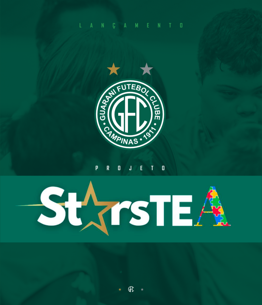 Guarani anuncia projeto StarsTEA e terá espaço para autistas no Brinco de Ouro