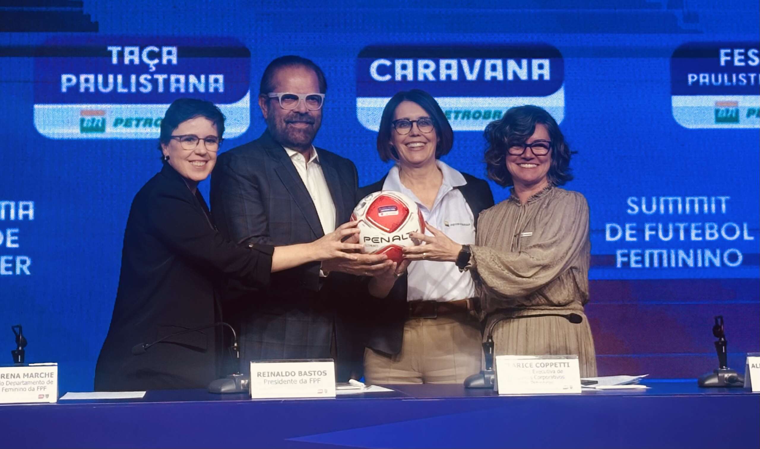 FPF anuncia parceria histórica com Petrobras para o futebol feminino