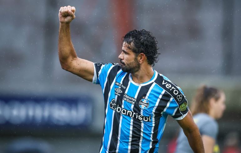 Diego Costa marcou um dos gols do Grêmio