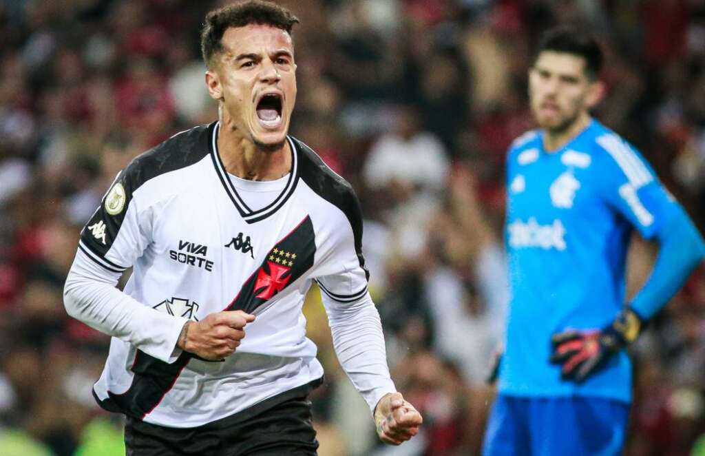 Coutinho marca pelo Vasco após 14 anos