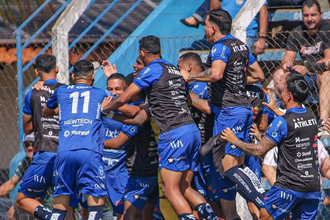 Monte Azul 1 x 0 Vocem - Azulão de Monte Azul se garante! (Foto: Divulgação/Monte Azul)