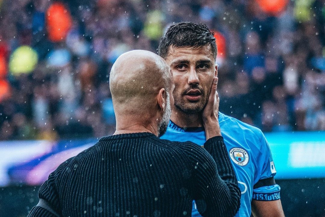 Rodri não joga mais nesta temporada (Foto: Divulgação/Manchester City)