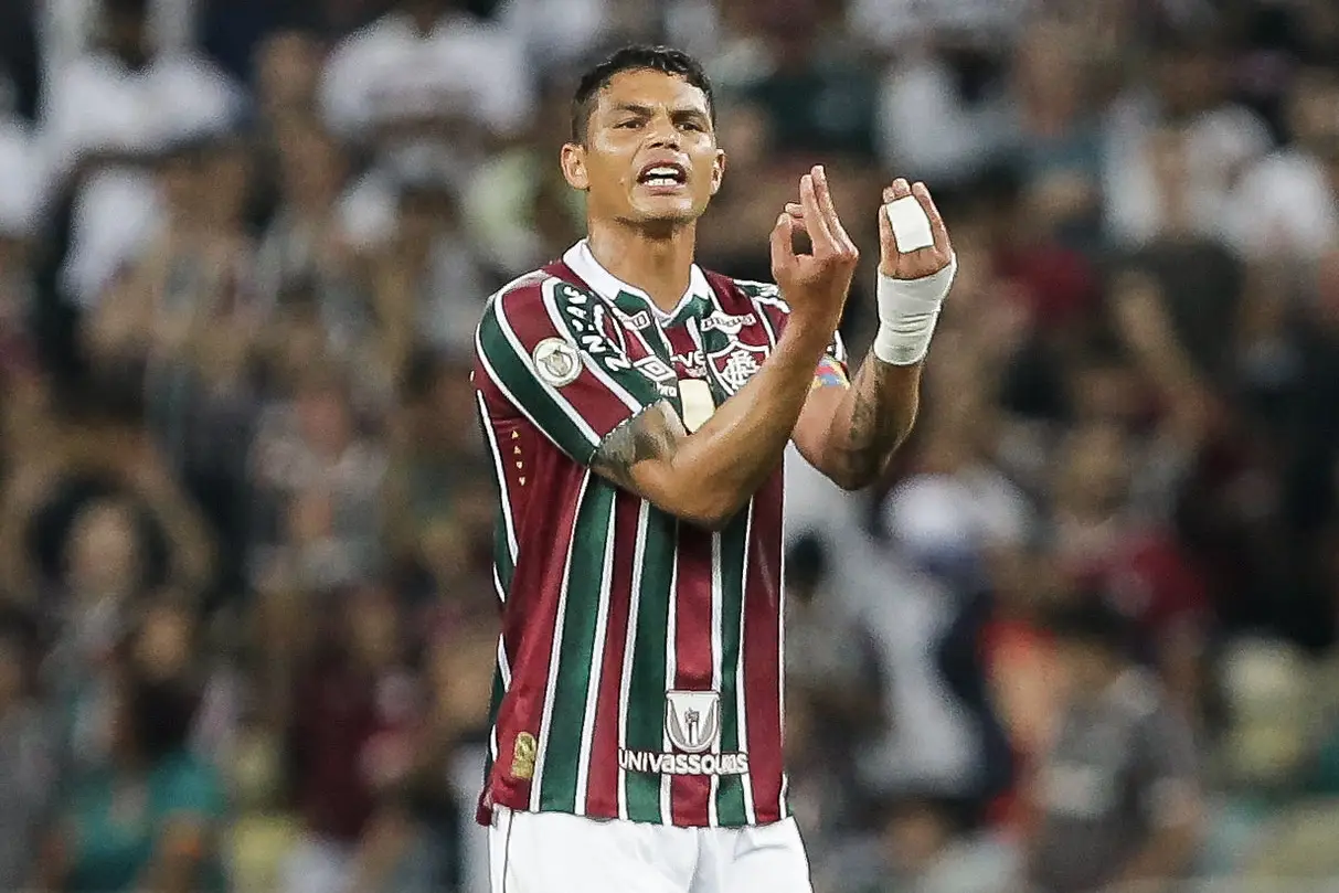 Thiago Silva com a camisa do Fluminense em Fluminense x Palmeira em 2024 1