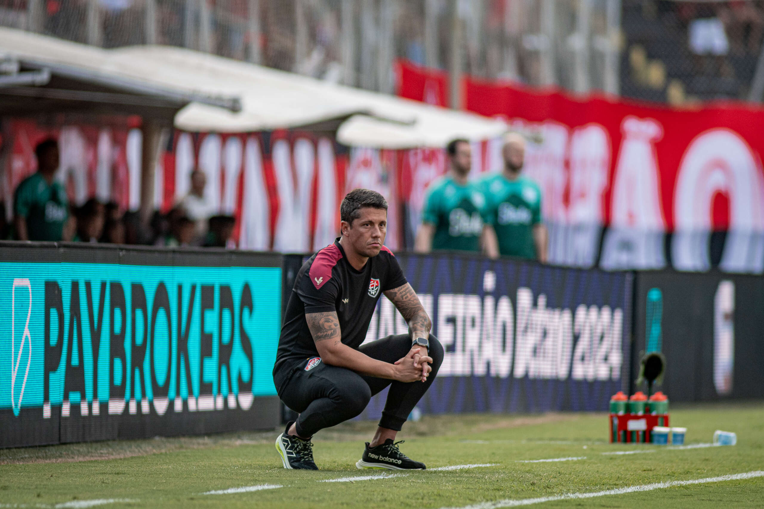 Vitória não terá atacante para partida contra o Internacional e Carpini fará mudança (Foto: Victor Ferreira/EC Vitória)