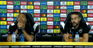 Técnico do Botafogo fala em grupo 