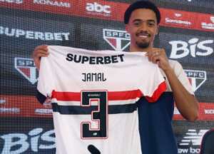 Jamal Lewis é apresentado no São Paulo e espera adaptação rápida. Confira!