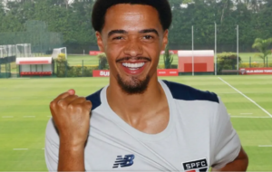 Recém contratado no São Paulo, Jamal Lewis treina com bola no retorno depois da Data Fifa