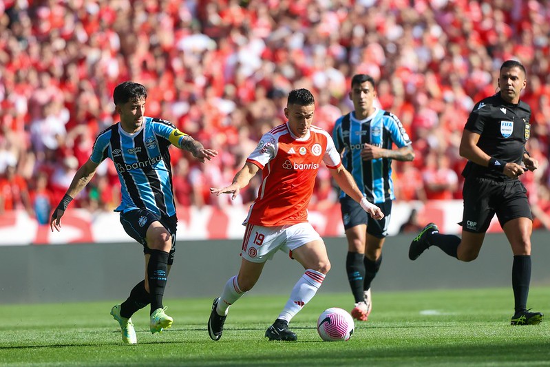 Borré destaca importância de vitória do Internacional no clássico: "Algo que queria viver" (Foto: Divulgação/Internacional)