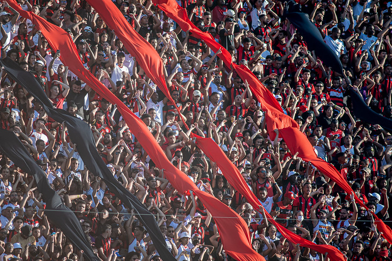 Vitória bate marca de 500 mil pagantes no Barradão em 2024 (Foto: Victor Ferreira/ECV)