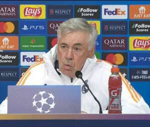 Ancelotti pede banimento de torcedores violentos e não garante Mbappé contra o Lille
