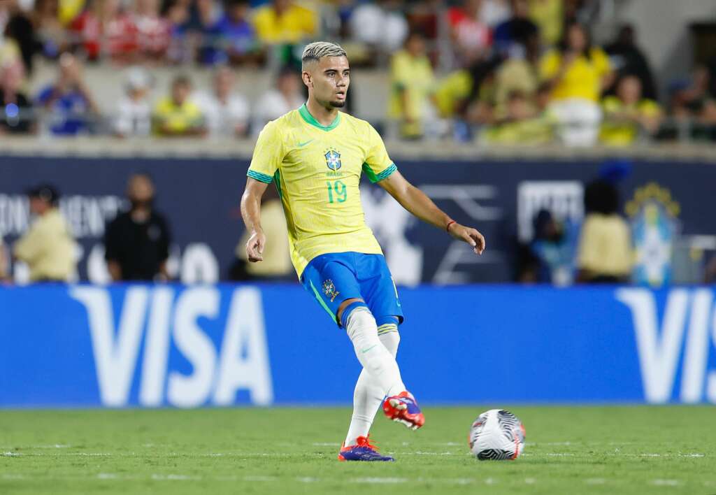 Andreas Pereira, do Fulham, é chamado no lugar de Vini Jr., lesionado, para os jogos da seleção