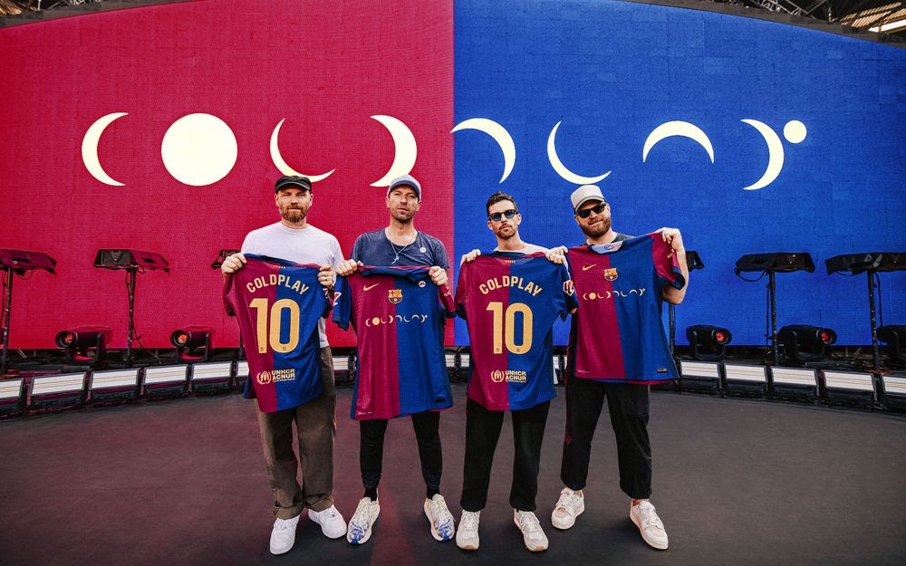 Barcelona anuncia parceria com o Coldplay para o El Classico