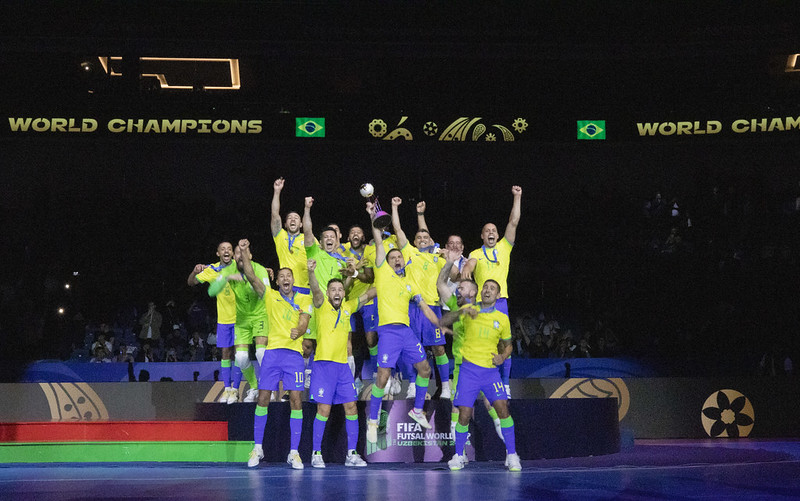 Brasil segue no topo do ranking mundial no futsal