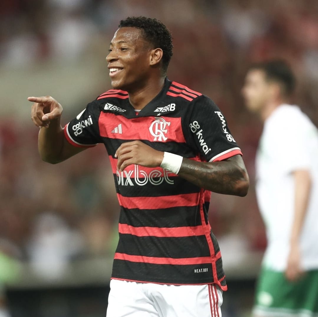 Plata em ação pelo Flamengo