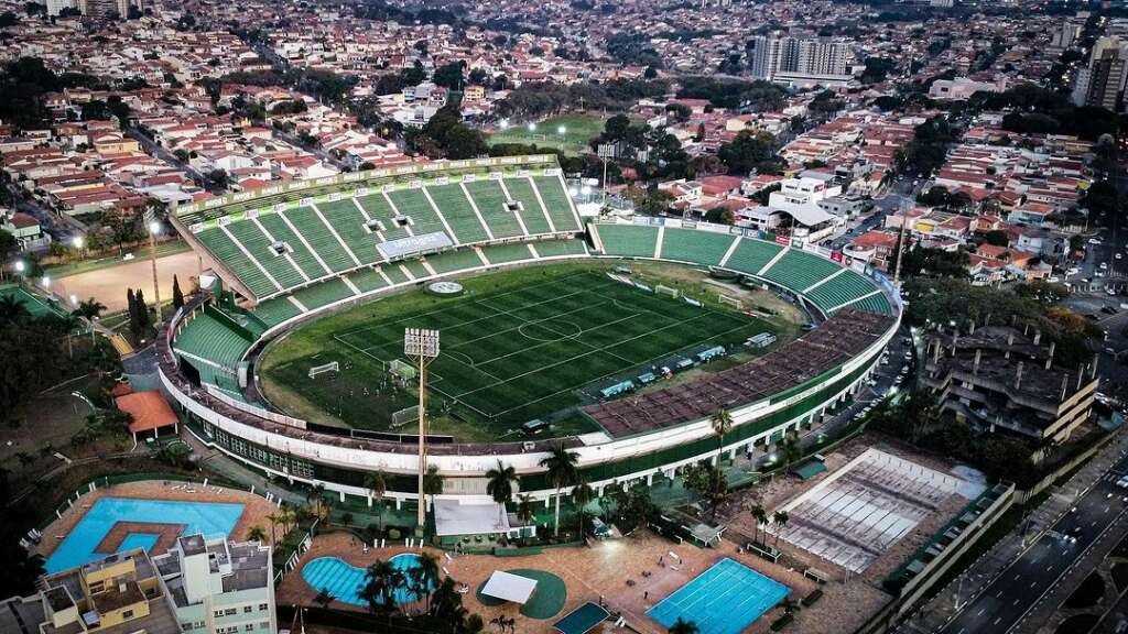 Estádio do Guarani passou por reforma antes de receber Palmeiras e São Paulo
