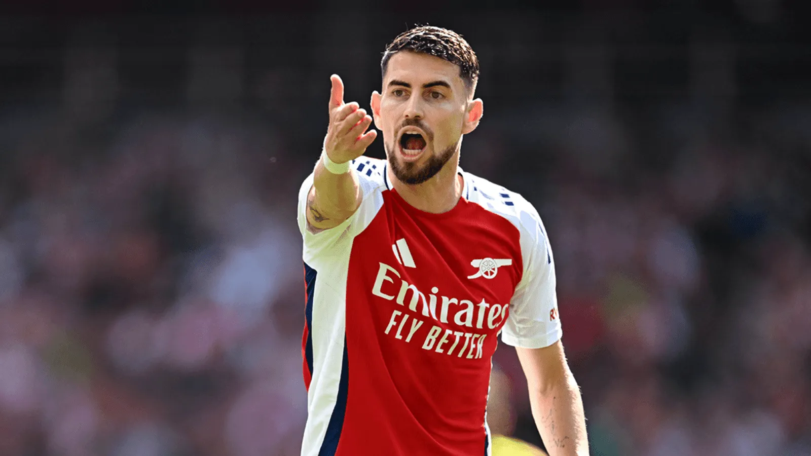 Jorginho em ação pelo Arsenal