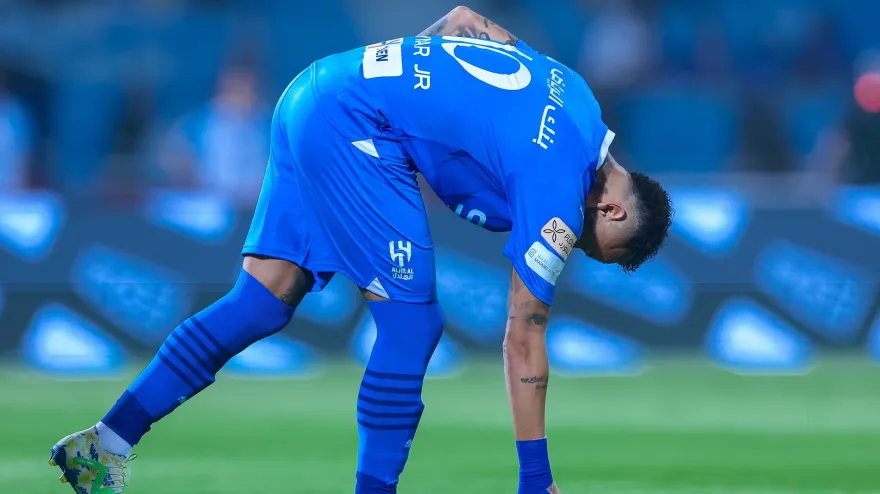 Neymar em seu retorno ao Al-Hilal