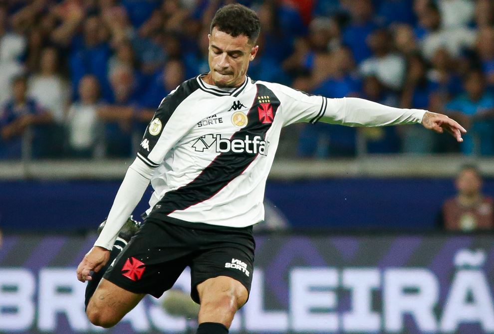 Philippe Coutinho deve ser titular no Vasco contra o Atlético-MG