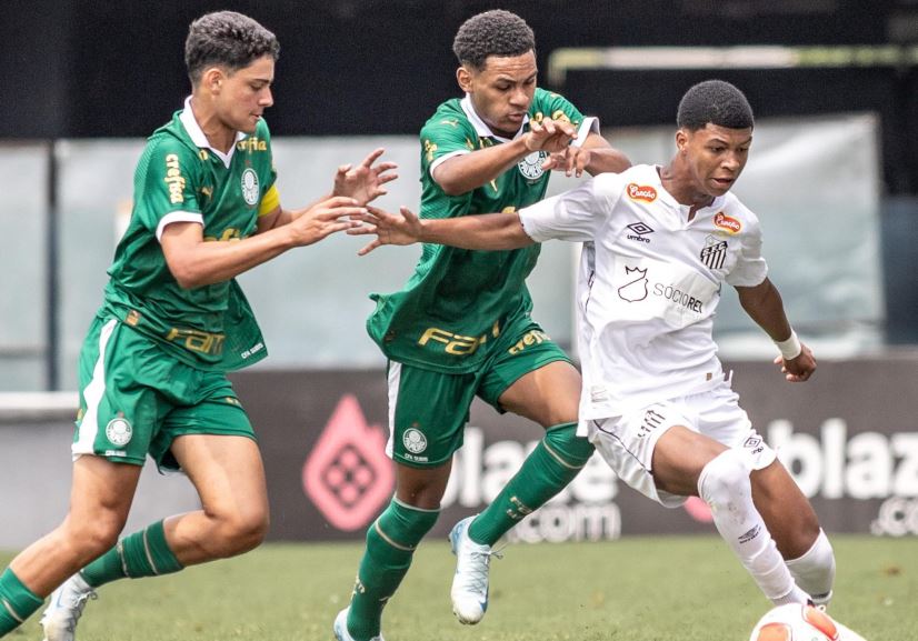 PAULISTA SUB-15: Palmeiras vence o Santos e abre vantagem na final