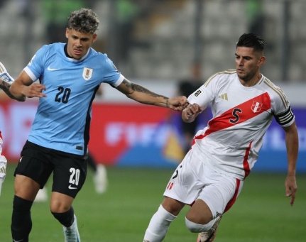 Uruguai e Peru empatam nas Eliminatórias