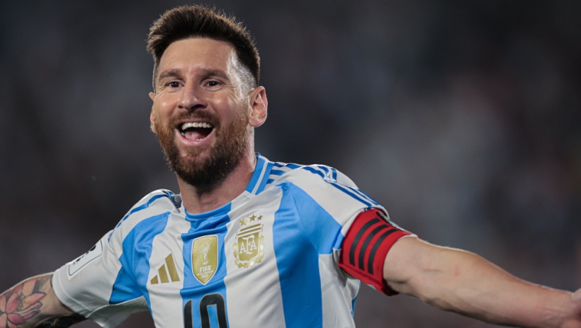 Messi deu show em goleada da Argentina