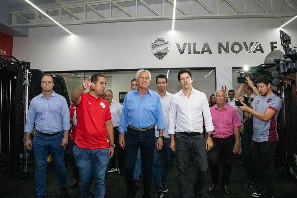 Governador de Goiás declara amor ao Vila Nova em lançamento de novo Centro de Treinamento (Foto: Divulgação/Vila Nova)