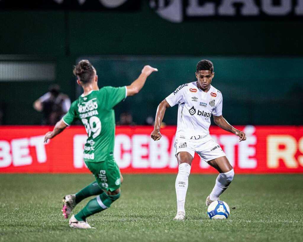 Chapecoense 3 x 2 Santos - Peixe perde boa oportunidade e Chape respira na Série B (Foto: Raul Barreta/Santos)