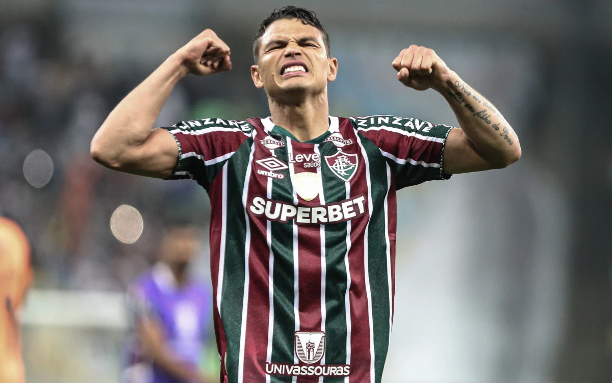 Thiago Silva em ação pelo Fluminense