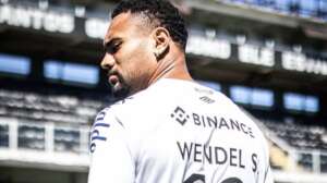 Wendel Silva celebra entrosamento rápido no Santos: 'Me adaptando muito bem e muito feliz'