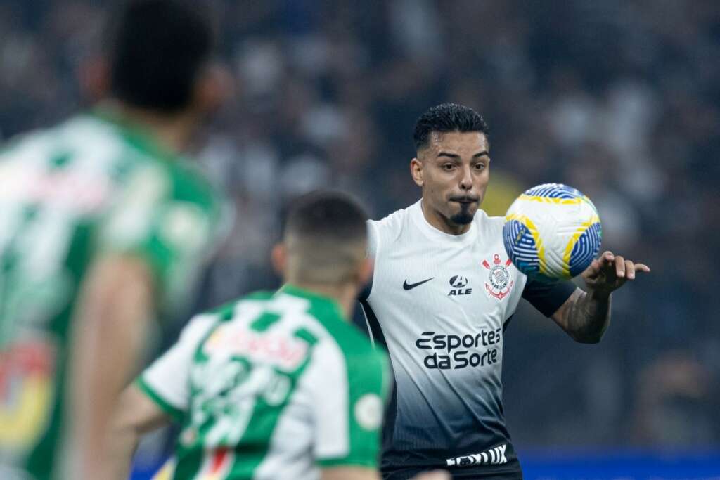 Matheus Bidu celebra pausa nos jogos do Corinthians: 'Foi muito importante para nós' (Foto: Rodrigo Coca/AG. Corinthians)