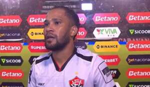 Everaldo dedica gol à família, enaltece a torcida do Vitória e já mira próximo jogo: “É mais uma batalha