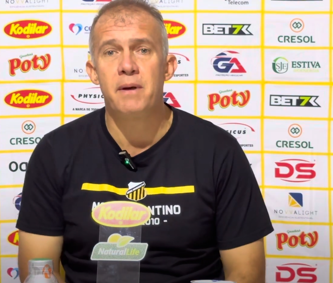Técnico avalia o Novorizontino após terceira derrota seguida “não faltou disposição e entrega”