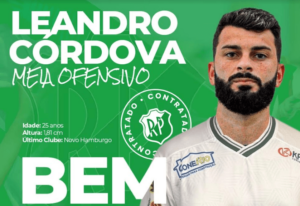 Paulista A3: Rio Preto anuncia meia revelado pelo Internacional-RS