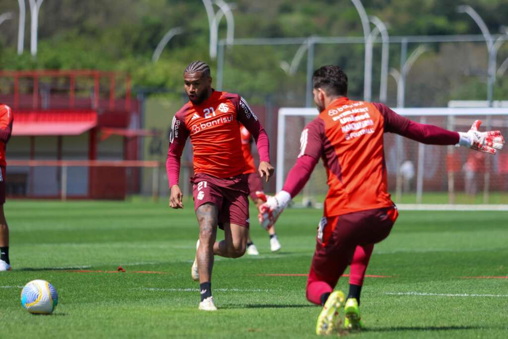 Trio é desfalque e Inter encerra preparação para enfrentar o Corinthians