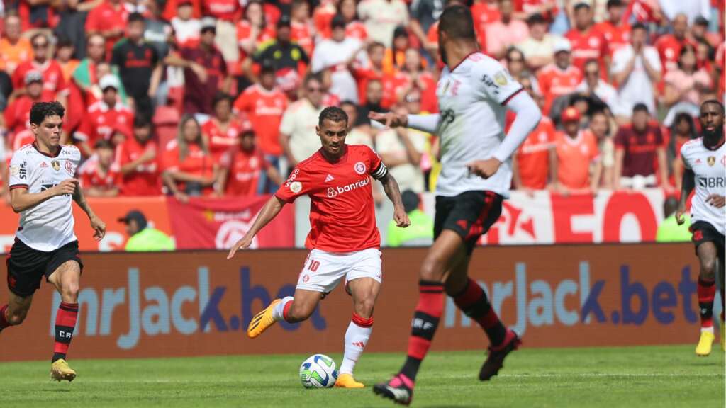 Inter perdeu apenas um dos últimos 8 jogos que fez contra Flamengo no Beira-Rio