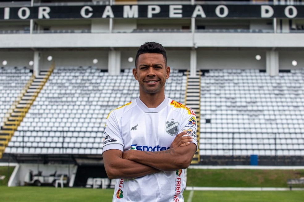 ABC anuncia novo vínculo com atacante ex-São Paulo e Botafogo (Foto: Rennê Carvalho/ABC)