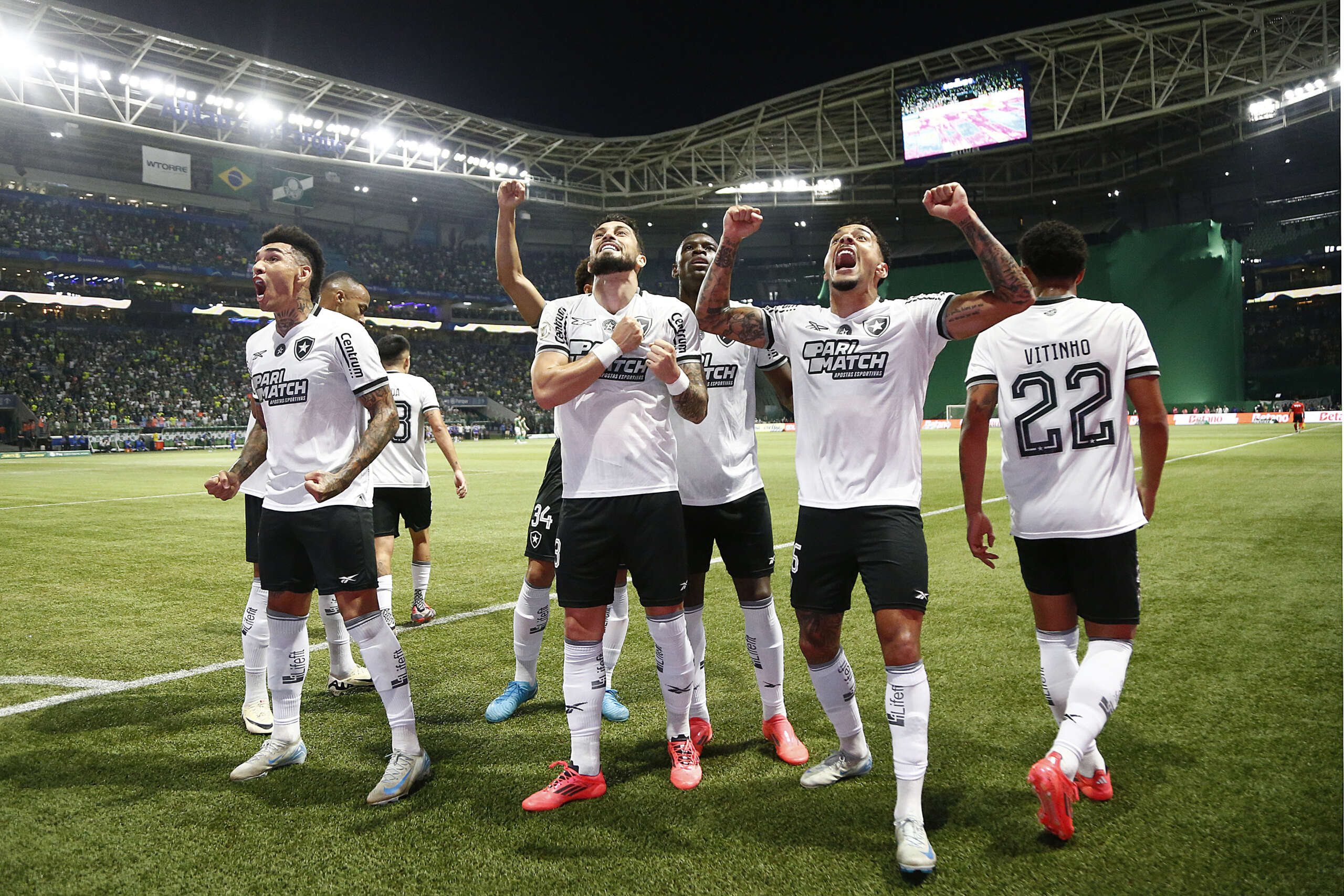 Botafogo baila no Allianz Parque