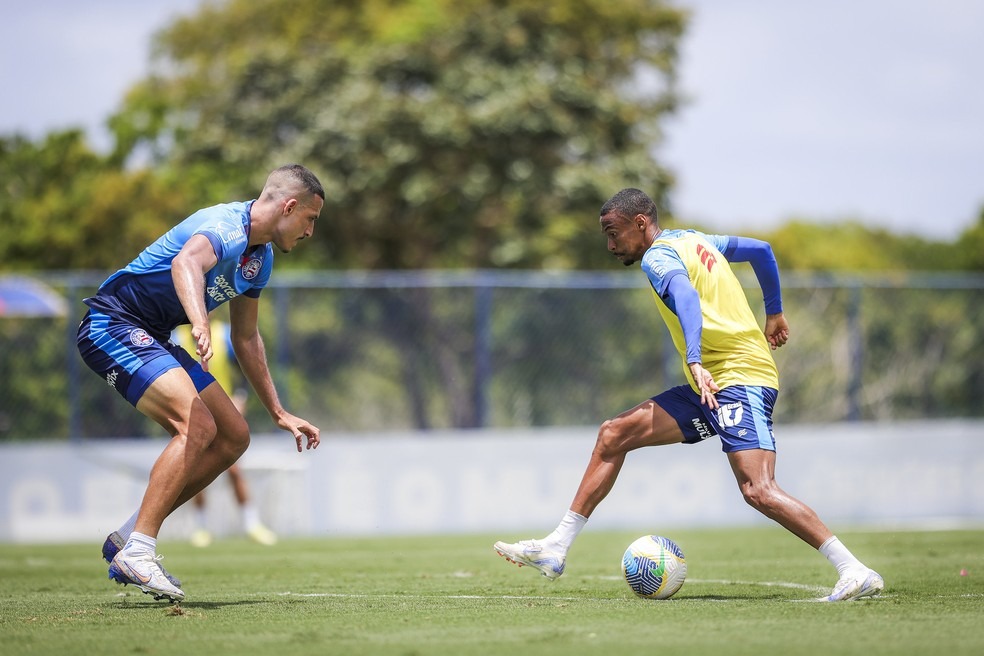 Bahia treina com sub-20 antes de jogo com o Palmeiras (Foto: Rafael Rodrigues / EC Bahia)