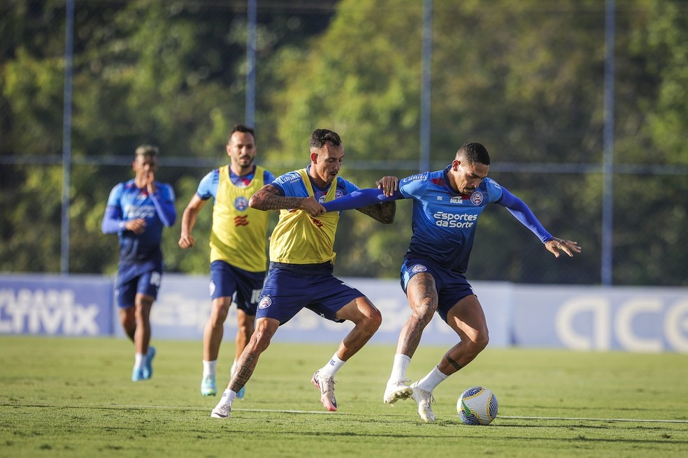 Bahia segue preparação para enfrentar o São Paulo (Foto: Rafael Rodrigues / EC Bahia)