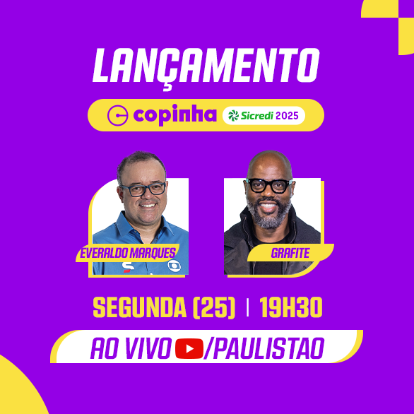 Acompanhe AO VIVO o lançamento da Copinha 2025!