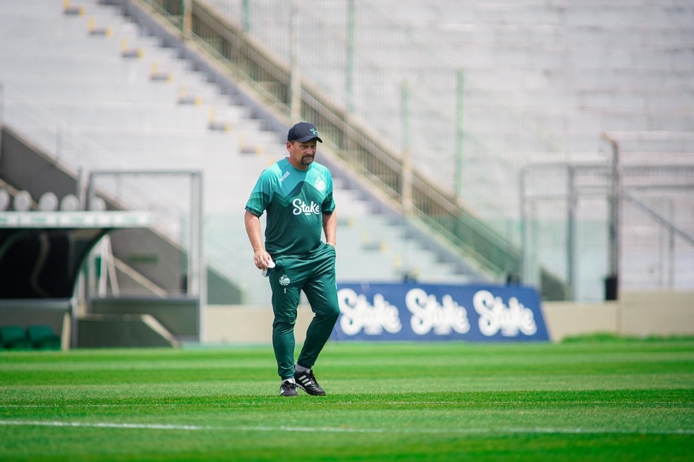 Técnico do Juventude faz contas para livrar time do rebaixamento (Foto: Fernando Alves/E.C Juventude)