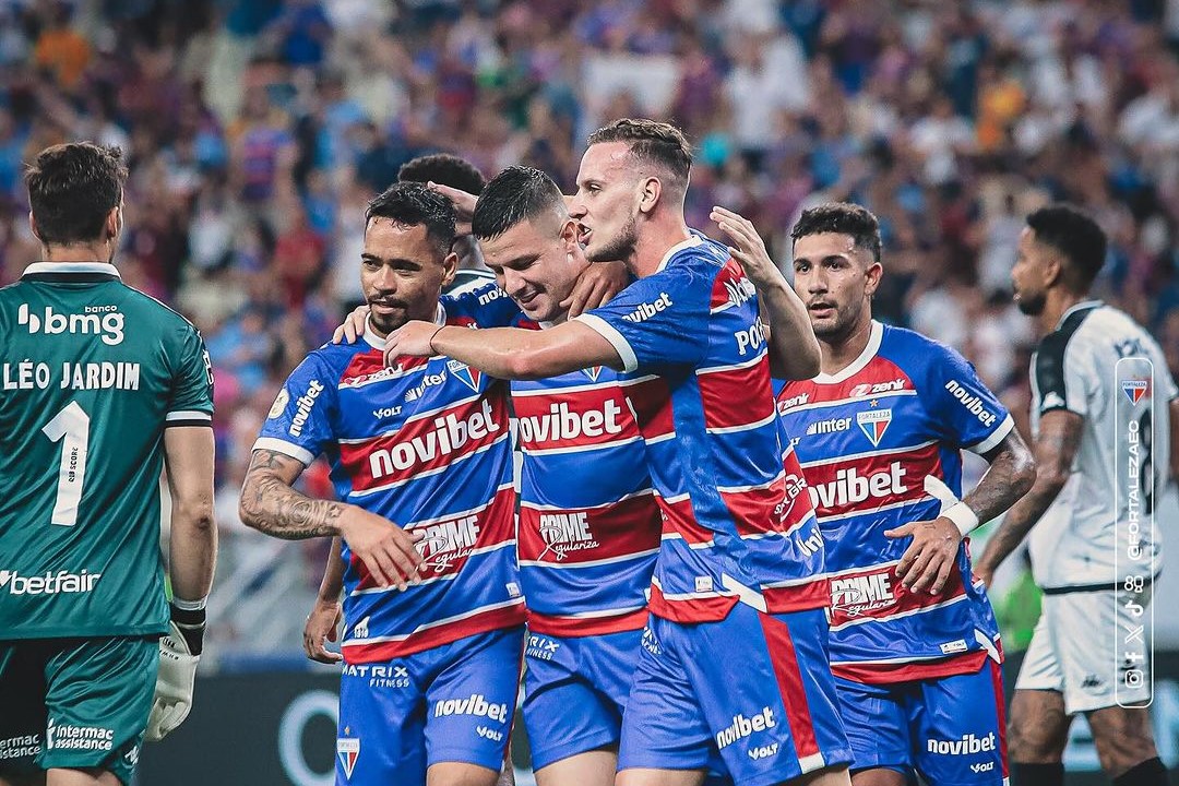 Elenco do Fortaleza recebe folga após confirmação na Libertadores 2025 (Foto: Mateus Lotif/FEC)